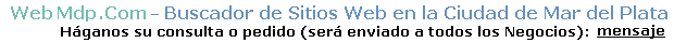 WEBMDP - P�GINAS   EN MAR DEL PLATA