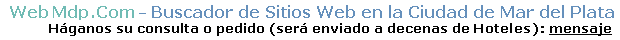 WEBMDP - P�GINAS   EN MAR DEL PLATA